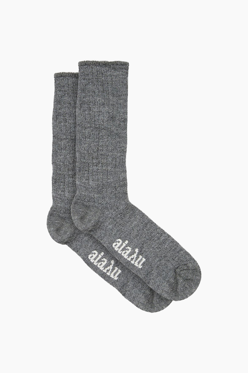 Llama Socks - Pure Stormy - Aiayu - Grå 39-41