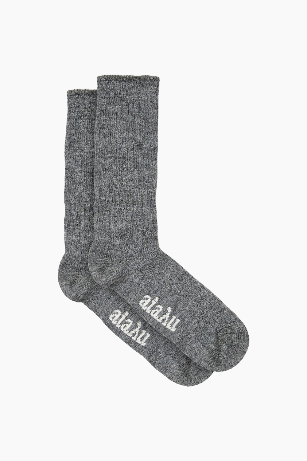 Se Llama Socks - Pure Stormy - Aiayu - Grå 39-41 hos QNTS.dk