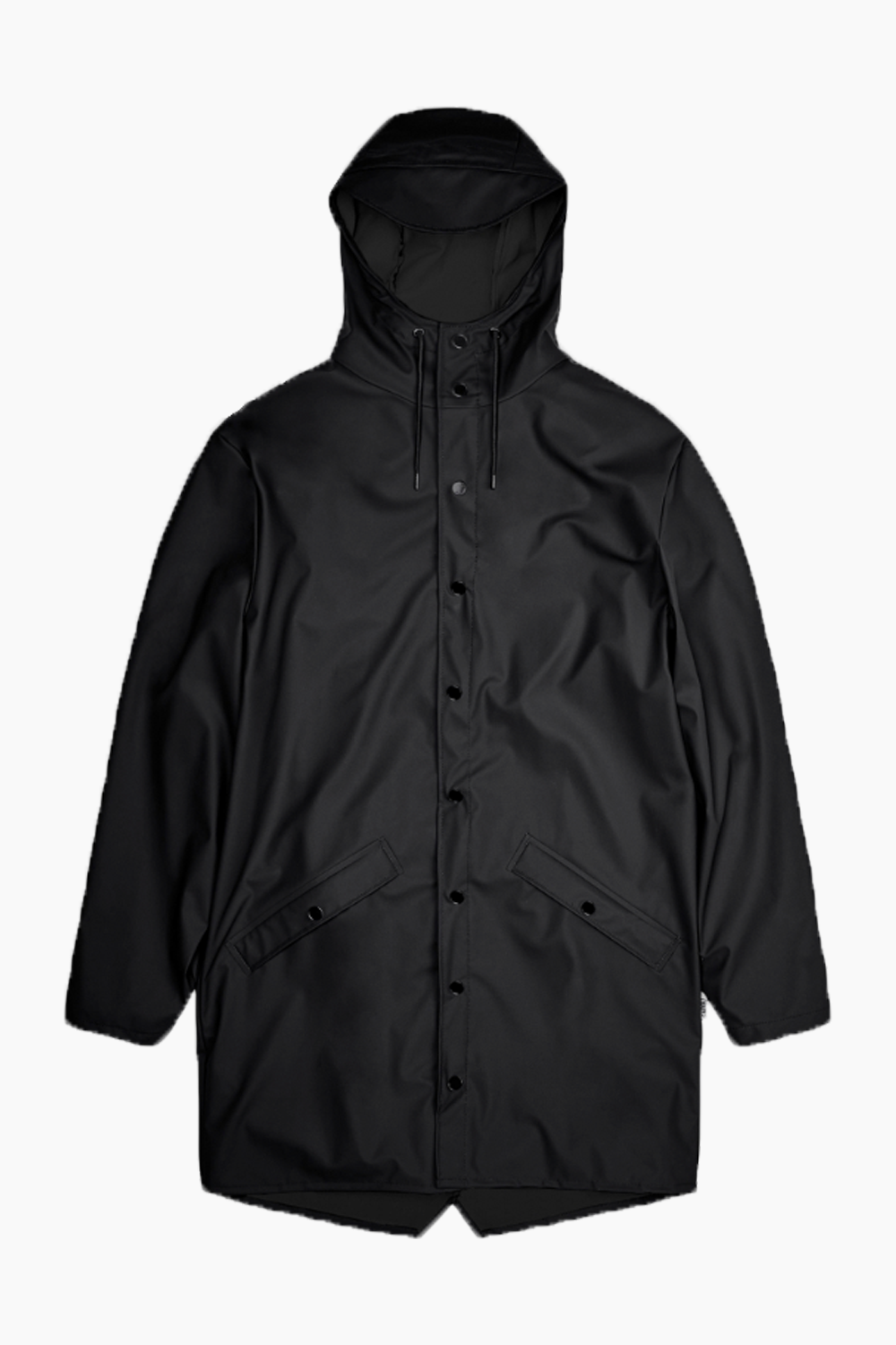 Se Long Jacket W3 - Black - Rains - Sort XS hos QNTS.dk