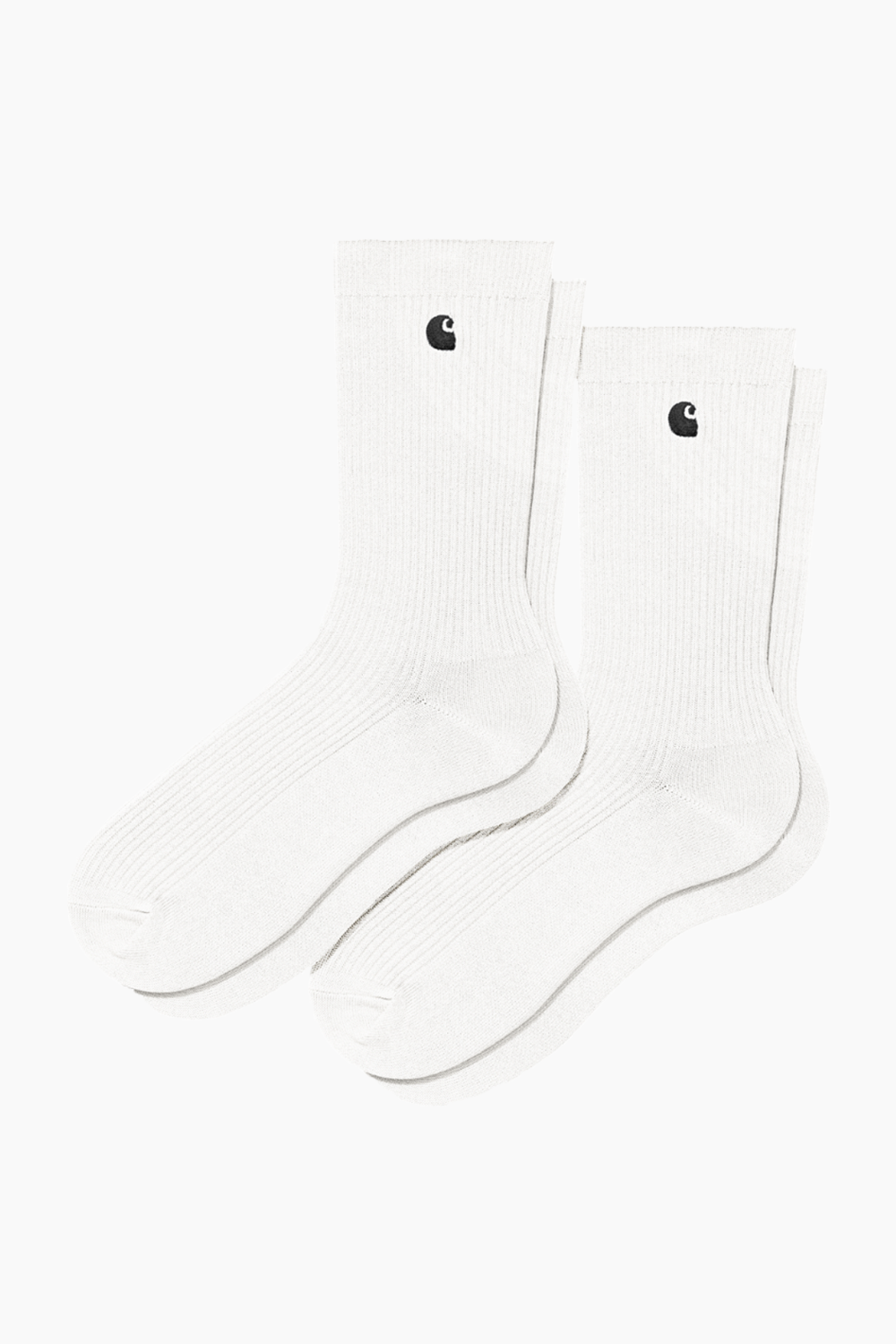 Se Madison Pack Socks - White/Black - Carhartt WIP - Hvid One Size hos QNTS.dk