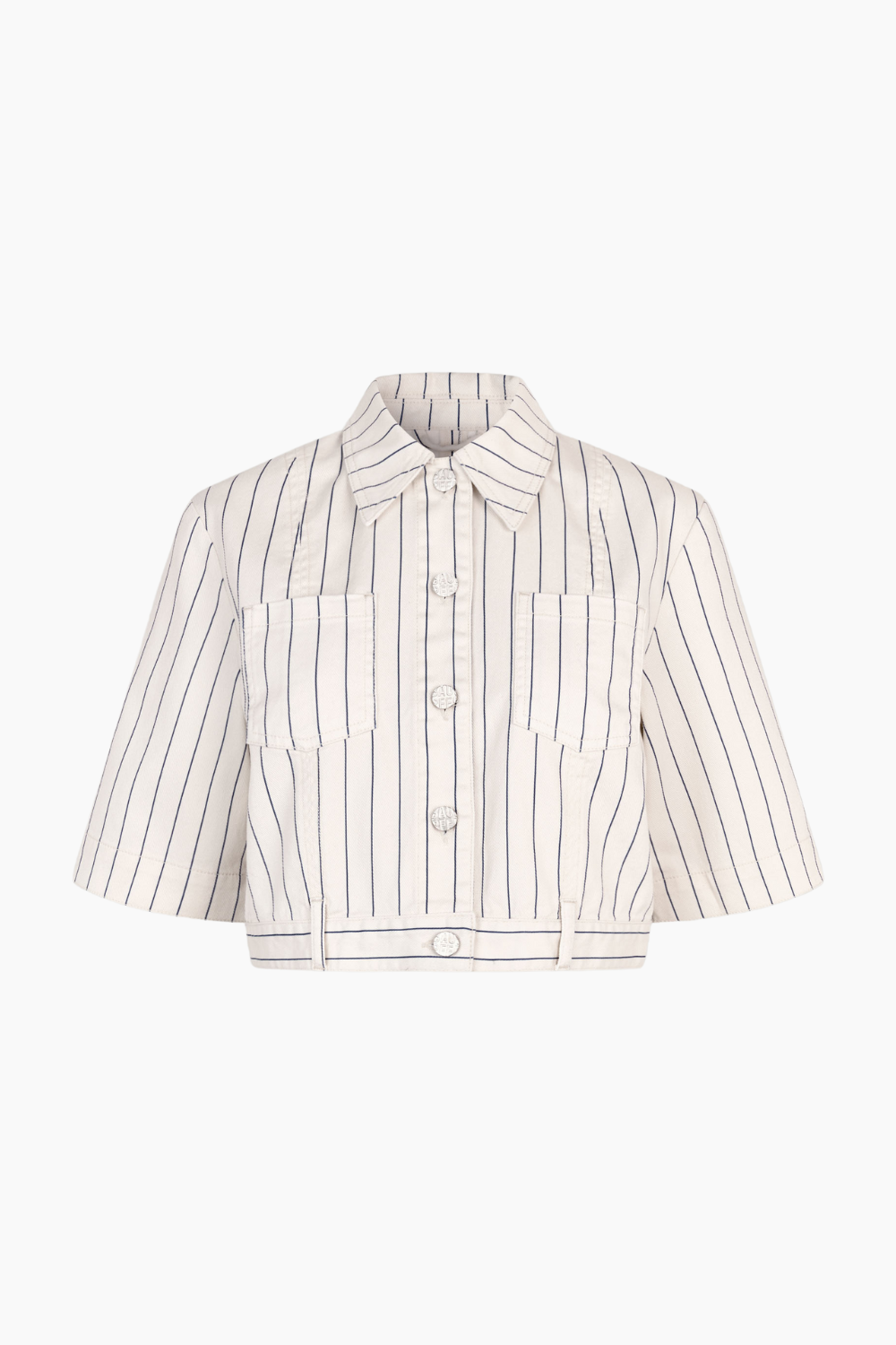 Se Masja Shirt - White Sand Pinstripe - Baum und Pferdgarten - Hvid S hos QNTS.dk