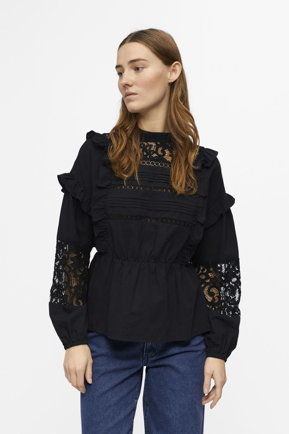 Billede af Objarienne New L/S Top - Black - Object - Sort L