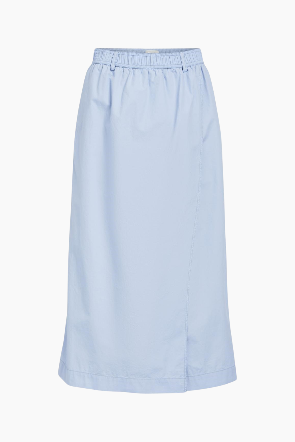 Se Objdemi HW Midi Skirt 131 - Brunnera Blue - Object - Blå XS hos QNTS.dk