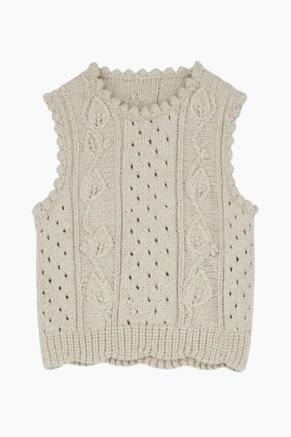 Se Embla Vest - Pure Natural - Aiayu - Beige S/M hos QNTS.dk