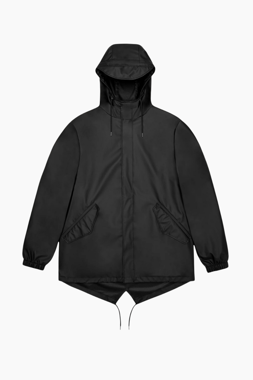 Se Fishtail Jacket W3 - Black - Rains - Sort XS hos QNTS.dk