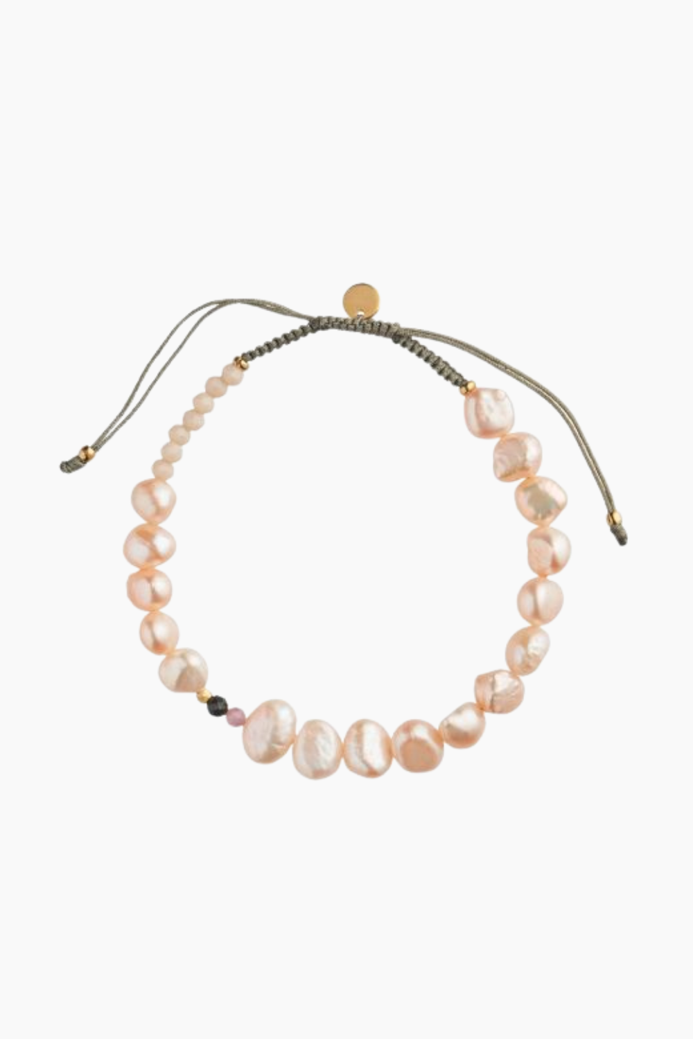 Se Pearlie Soft Pink Bracelet - Freshwater Pearls - Stine A - Lyserød One Size hos QNTS.dk