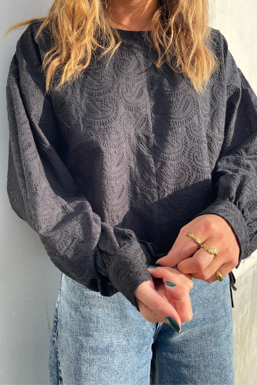 Se Objjuni L/S Top 131 - Black - Object - Sort L hos QNTS.dk