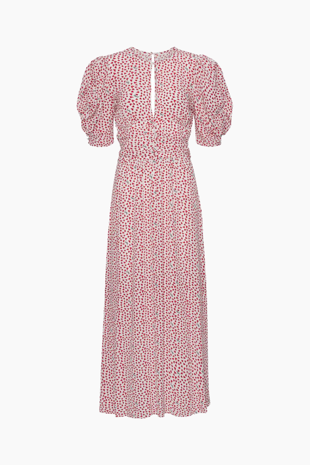 Billede af Printed Maxi Flowy Dress - Happy Hearts/Bright White Comb. - ROTATE - Mønstret S