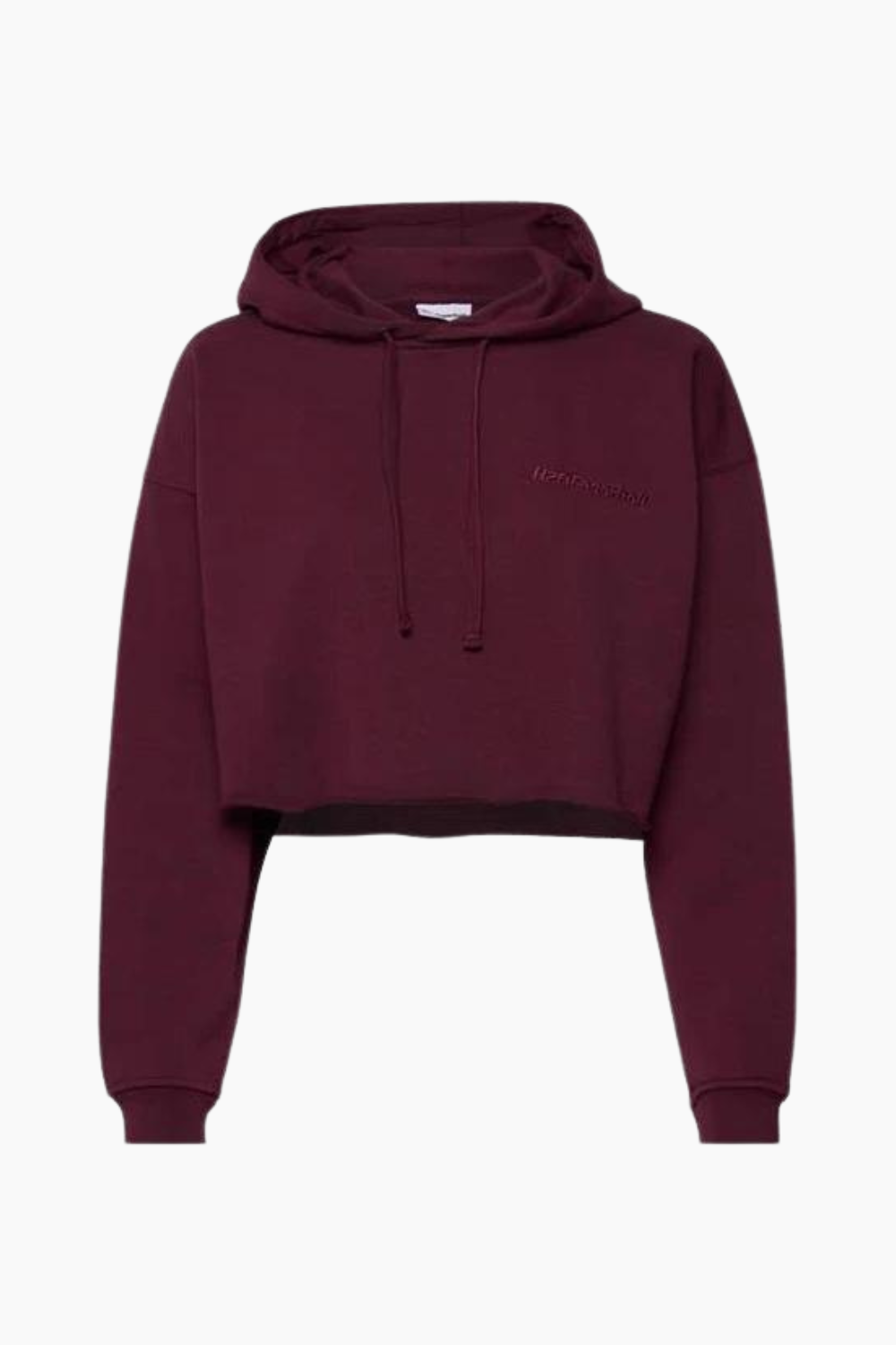 Pro Cropped Sweat Hoodie - Plum Wine - H2O Fagerholt - Bordeaux XL