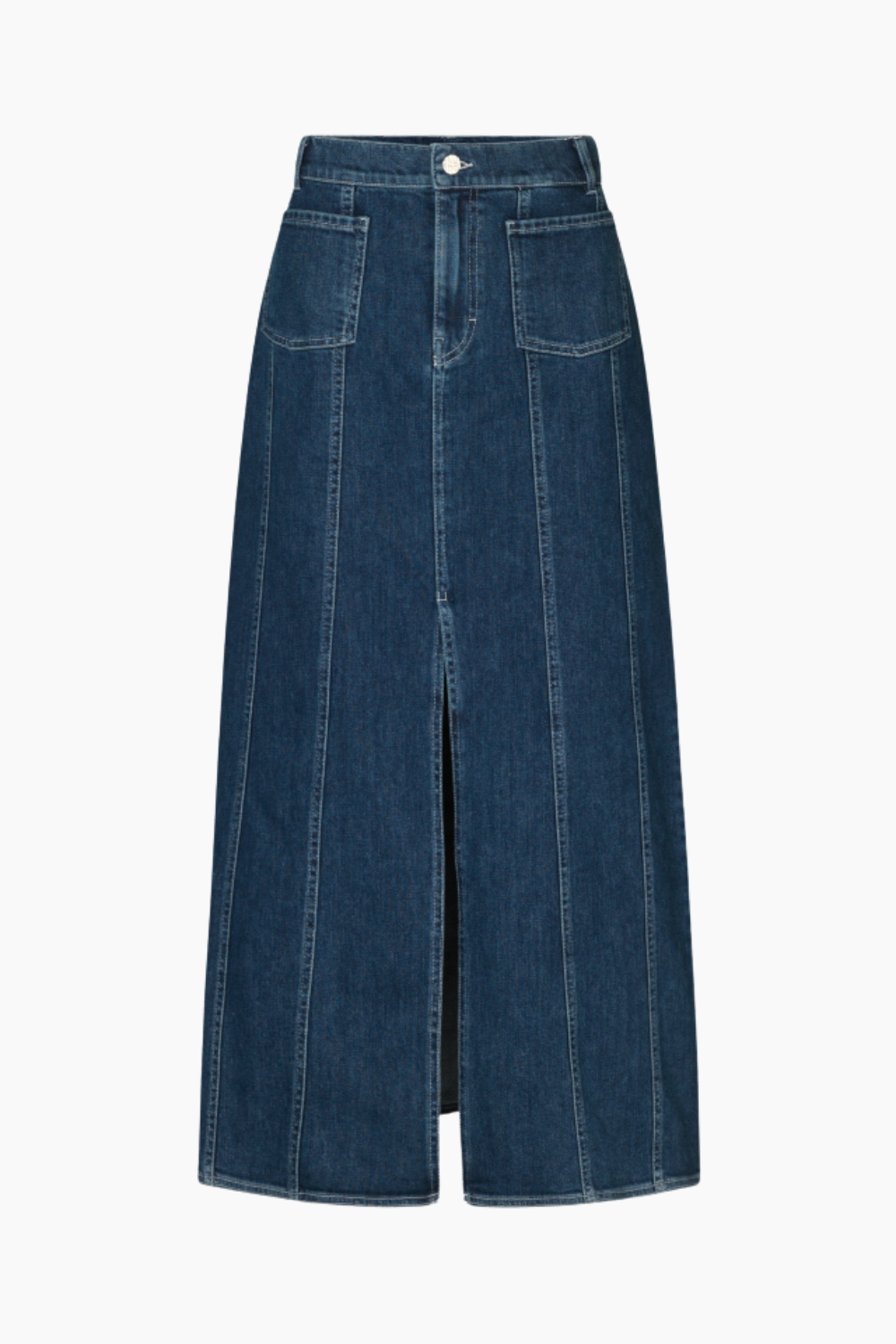 Se Sabire Skirt - Dark Cool Denim - Baum und Pferdgarten - Blå L hos QNTS.dk