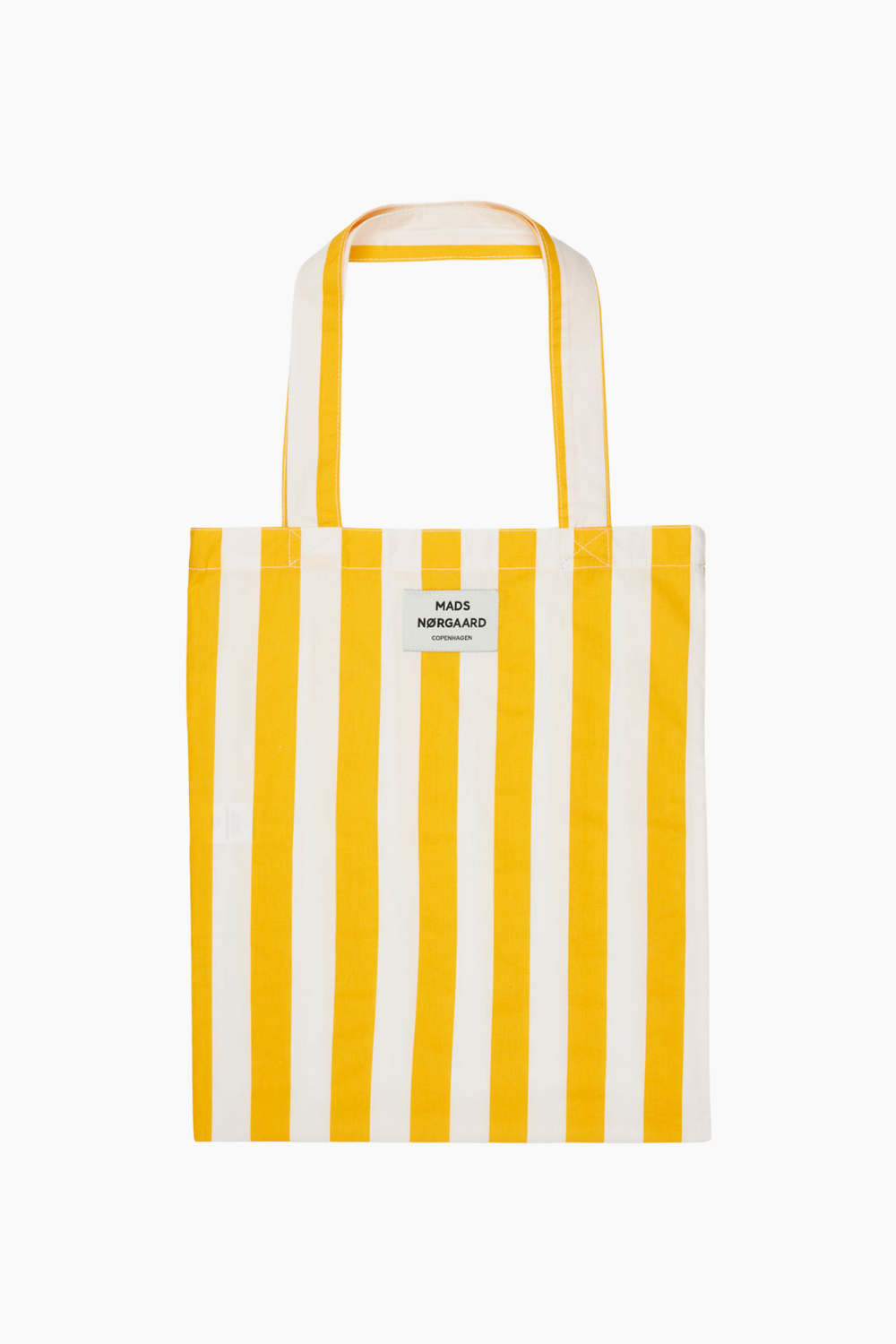 Se Sacky Atoma Bag - Chrome Yellow/White Alyssum - Mads Nørgaard - Stribet One Size hos QNTS.dk