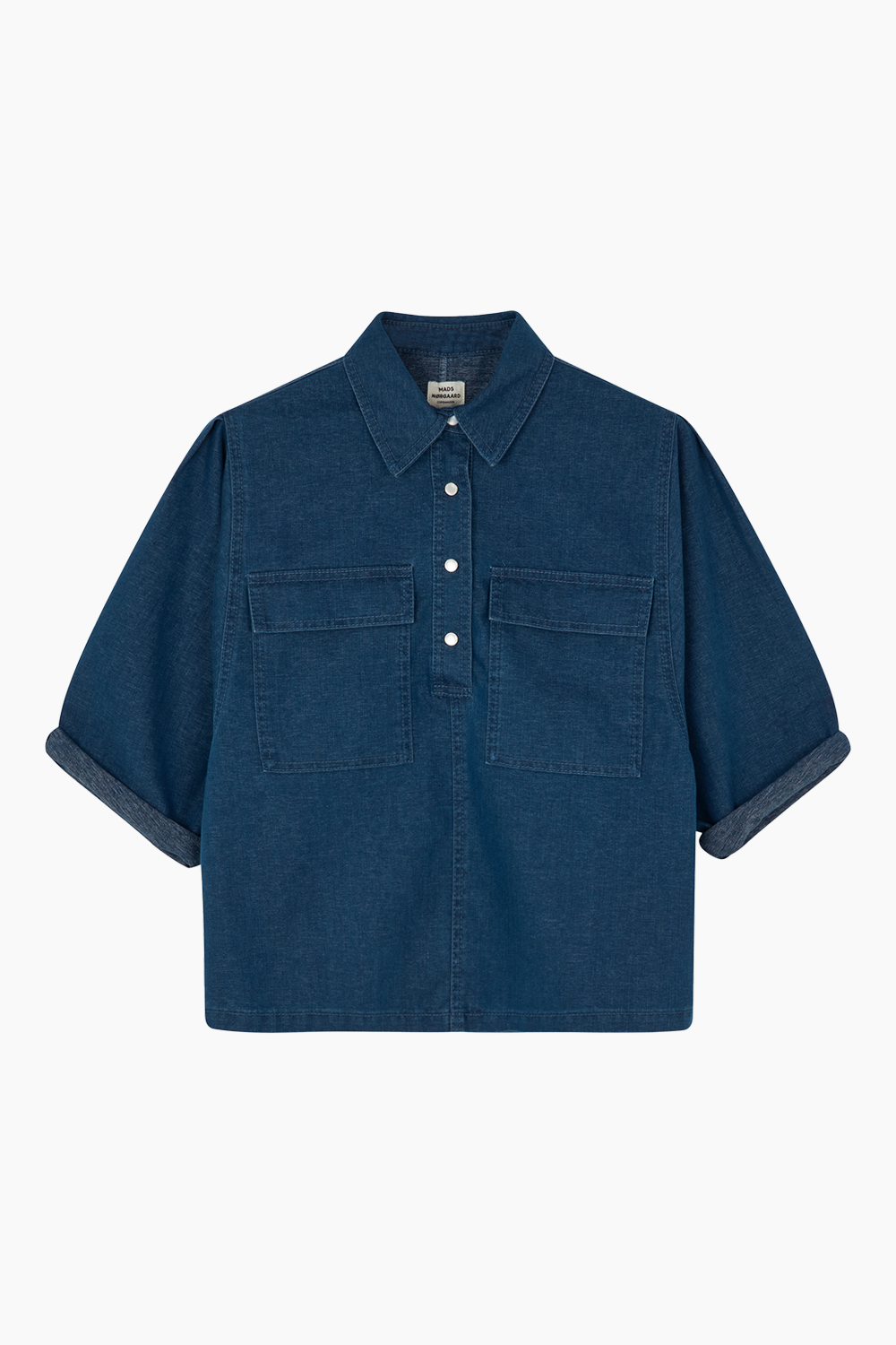 Billede af Soft Denim Hera Shirt - Sargasso Sea - Mads Nørgaard - Blå XS