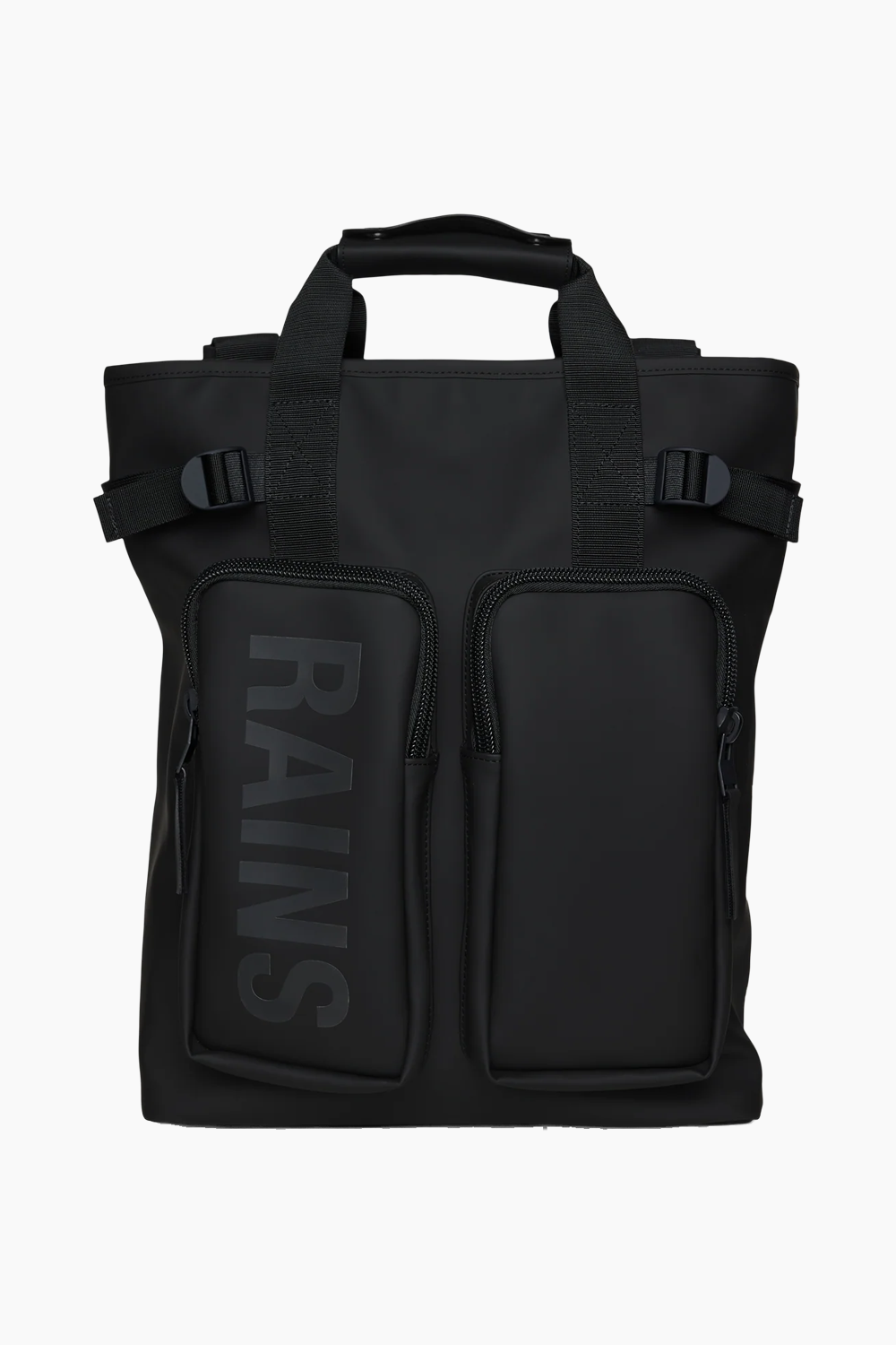5: Texel Tote Backpack - Black - Rains - Sort One Size