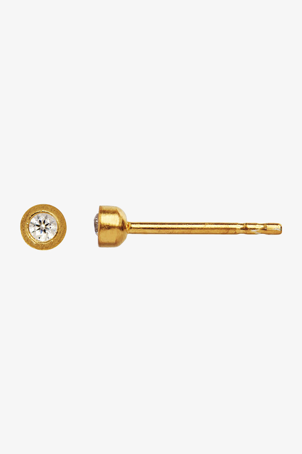 Billede af Big Dot Earring Piece - Gold - Stine A - Guld One Size