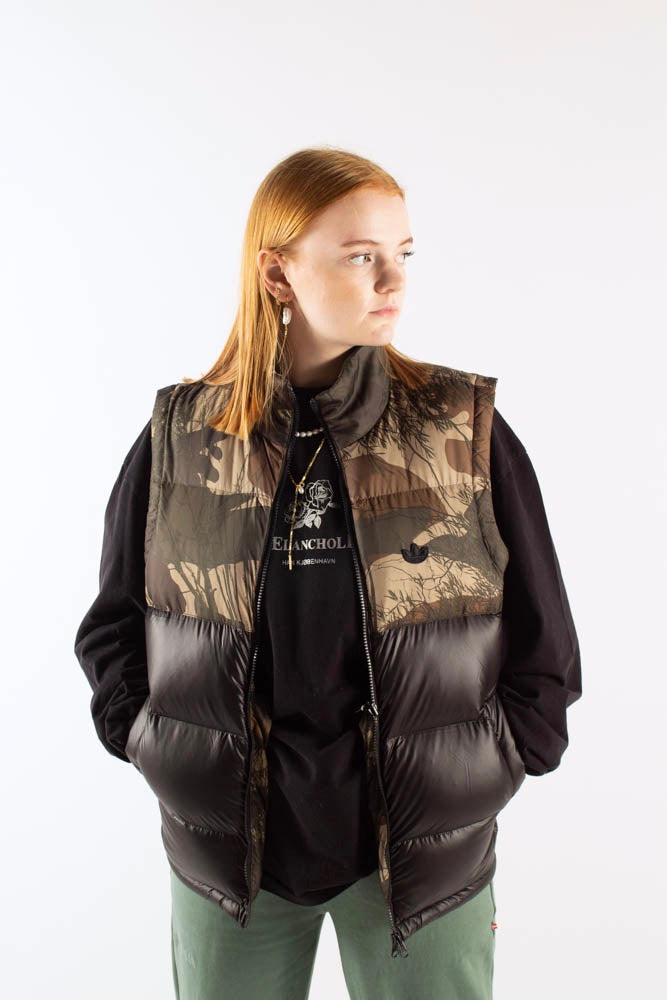 Down Camo Vest GE1320 - Campri/Black - Adidas Originals - Camouflage S