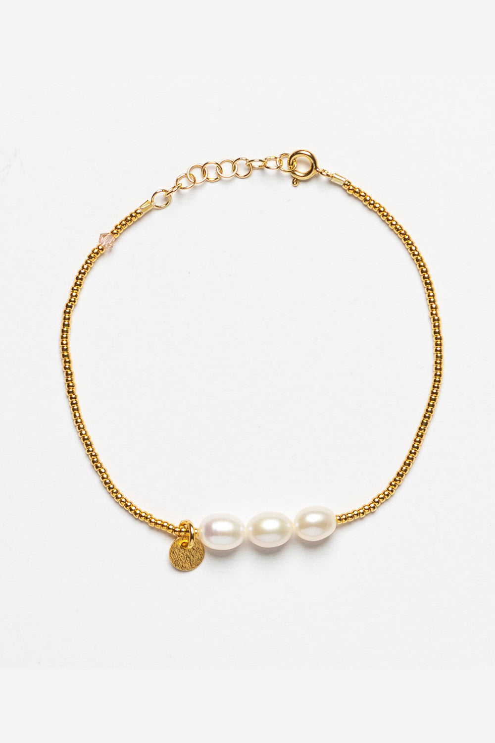 3 Pearls Bracelet - Guld - Sorelle - Guld One Size