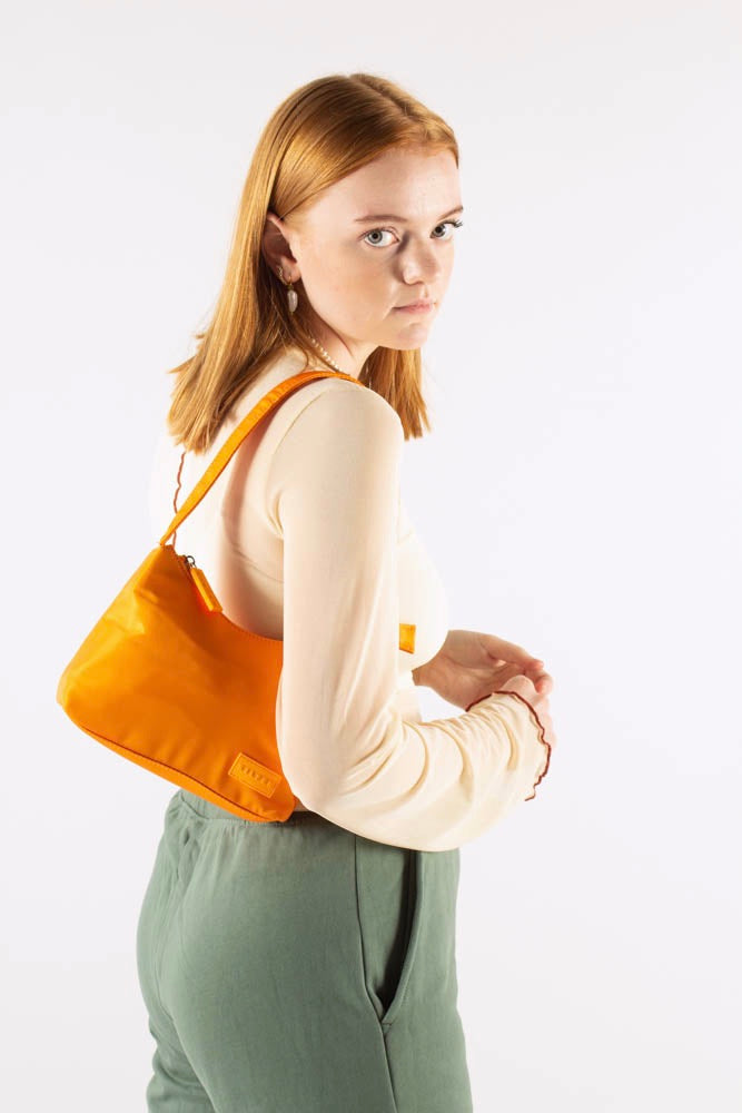 Shoulder Bag Apricot - Silfen Studio - Orange One Size Daniel Silfen Orange ⋆ 398.00 DKK