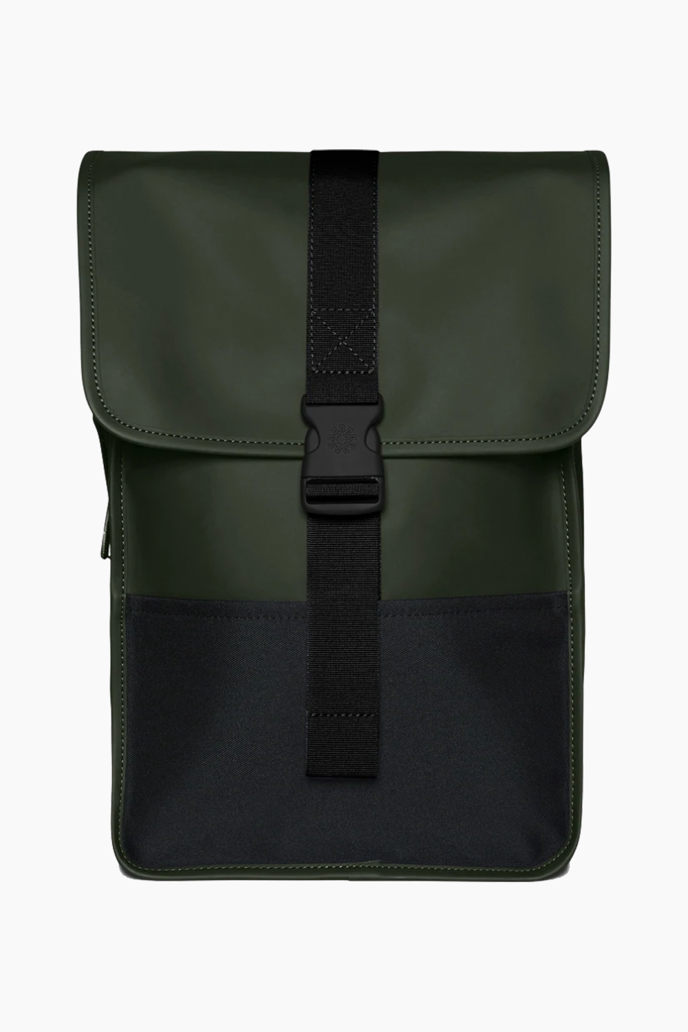 #2 - Buckle Backpack Mini - Green - Rains - Grøn One Size