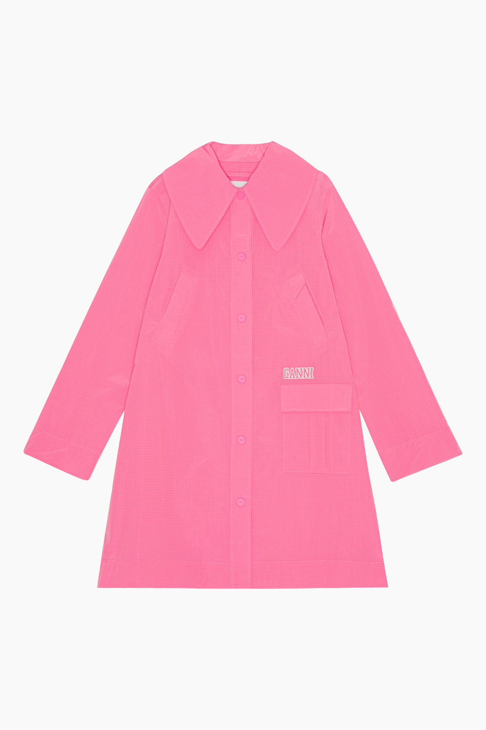 Se Coat F7609 - Sugar Plum - GANNI - Pink S hos QNTS.dk