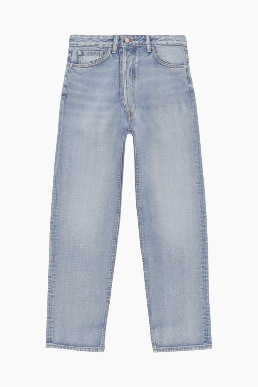 Se Figni Jeans - Light Blue Vintage - GANNI - Blå 28/32 hos QNTS.dk