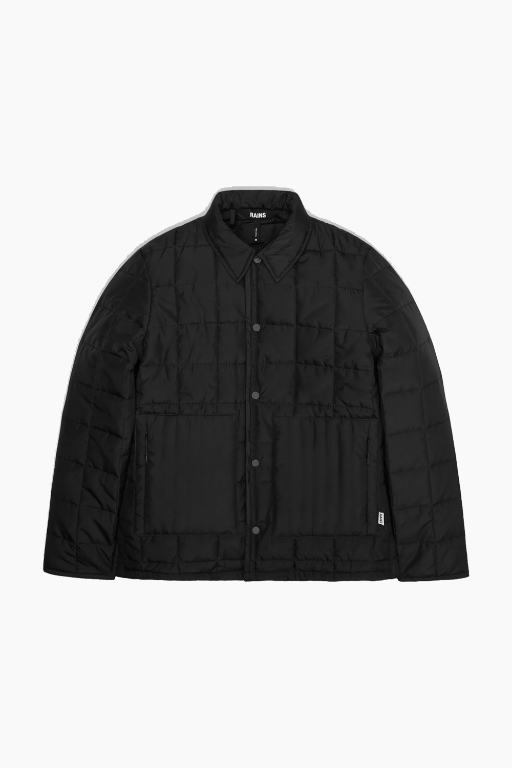 Billede af Liner Shirt Jacket W1T1 - Black - Rains - Sort L