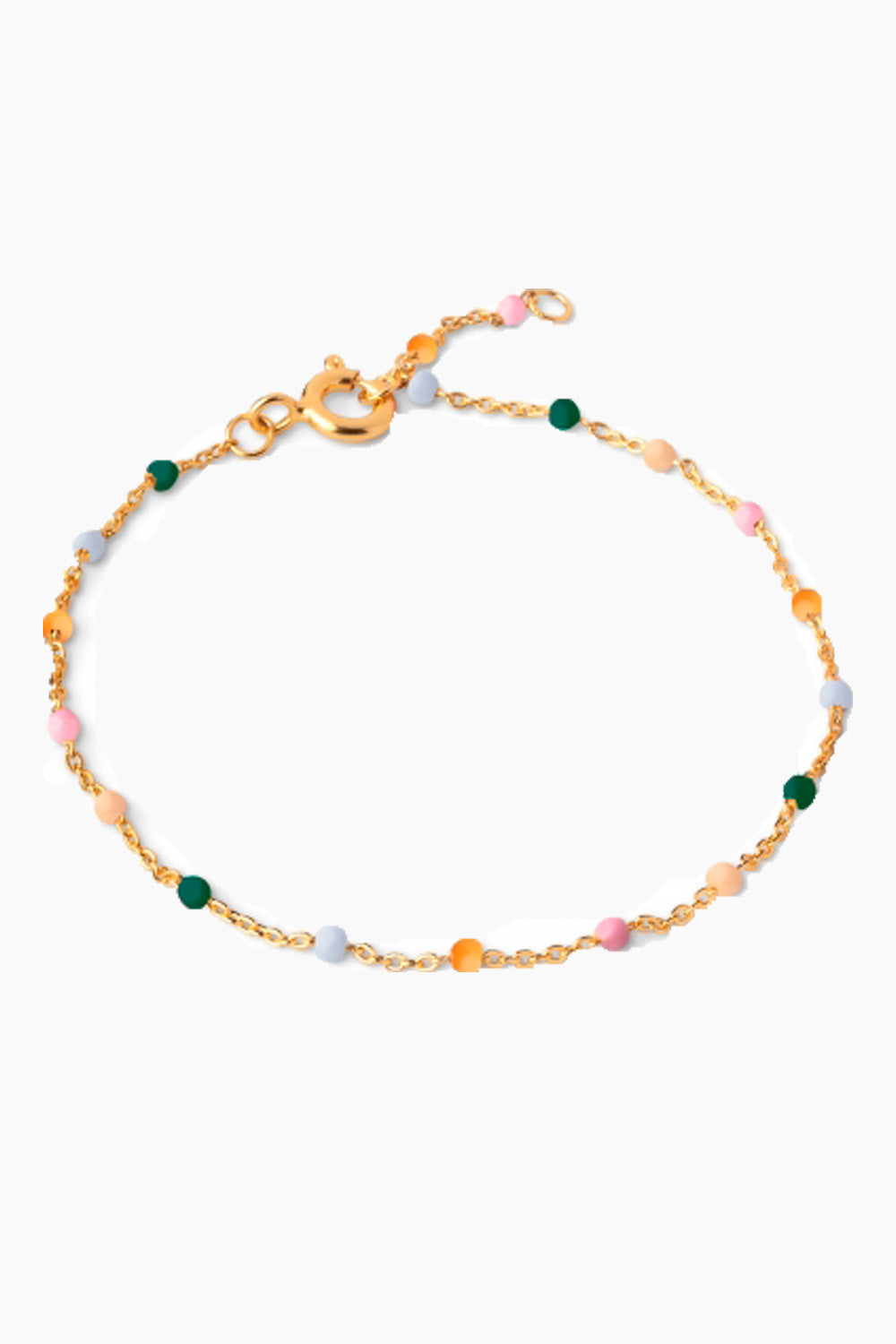 Se Lola Bracelet - Dreamy - ENAMEL - Guld One Size hos QNTS.dk