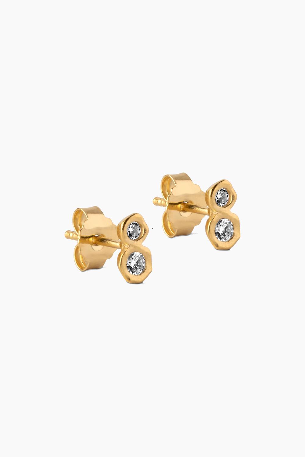 Lvy  Earring - Gold - Enamel - Guld One Size