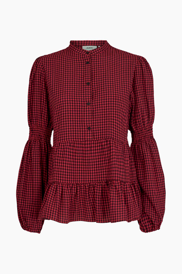 Blouse i farven Fiery Red Moves - KØB HER! – QNTS.dk