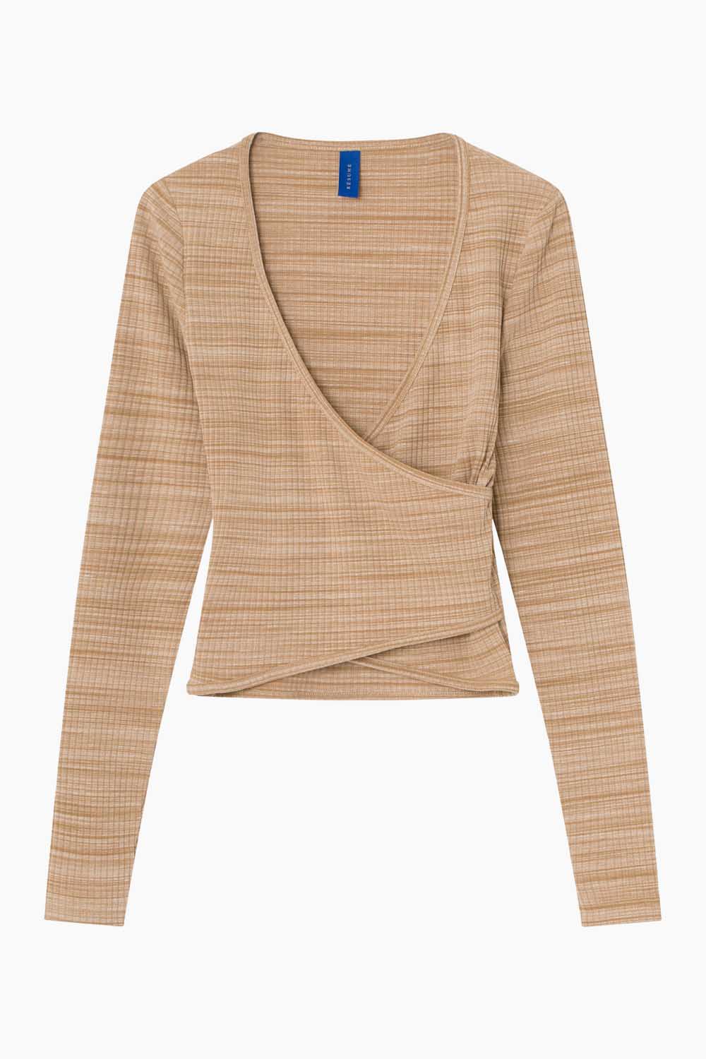 Billede af MelodyRS Blouse - Camel - Résumé - Brun M