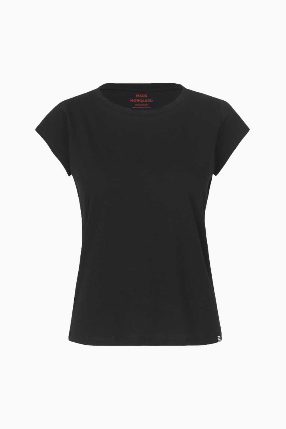 Se Organic Jersey Teasy Tee - Black - Mads Nørgaard - Sort XS hos QNTS.dk