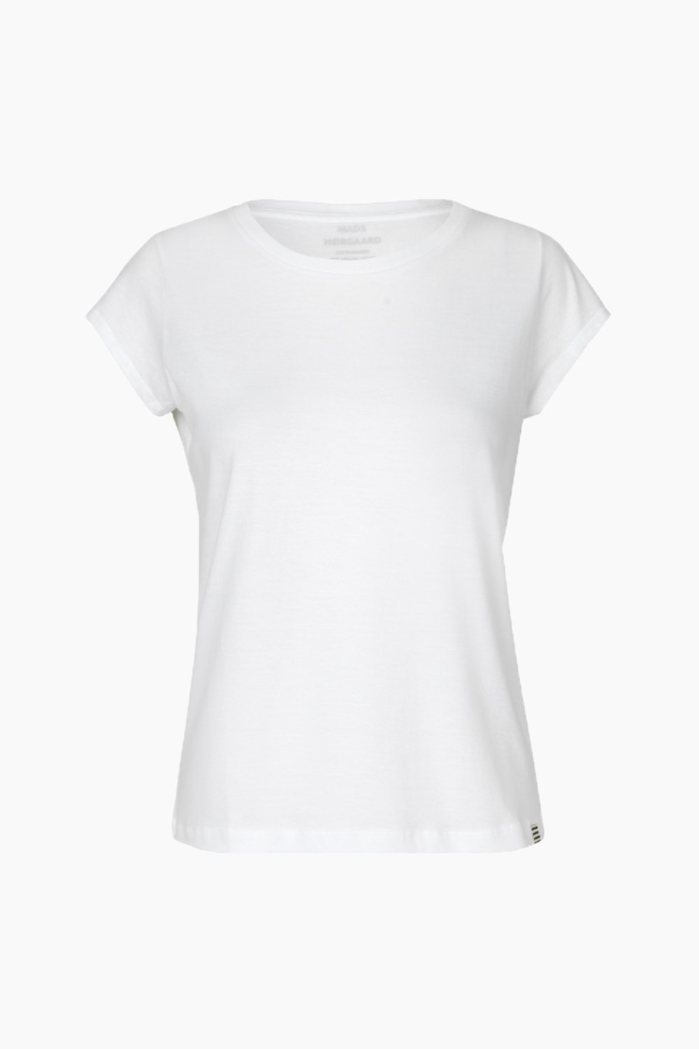 Se Organic Jersey Teasy Tee - White - Mads Nørgaard - Hvid S hos QNTS.dk