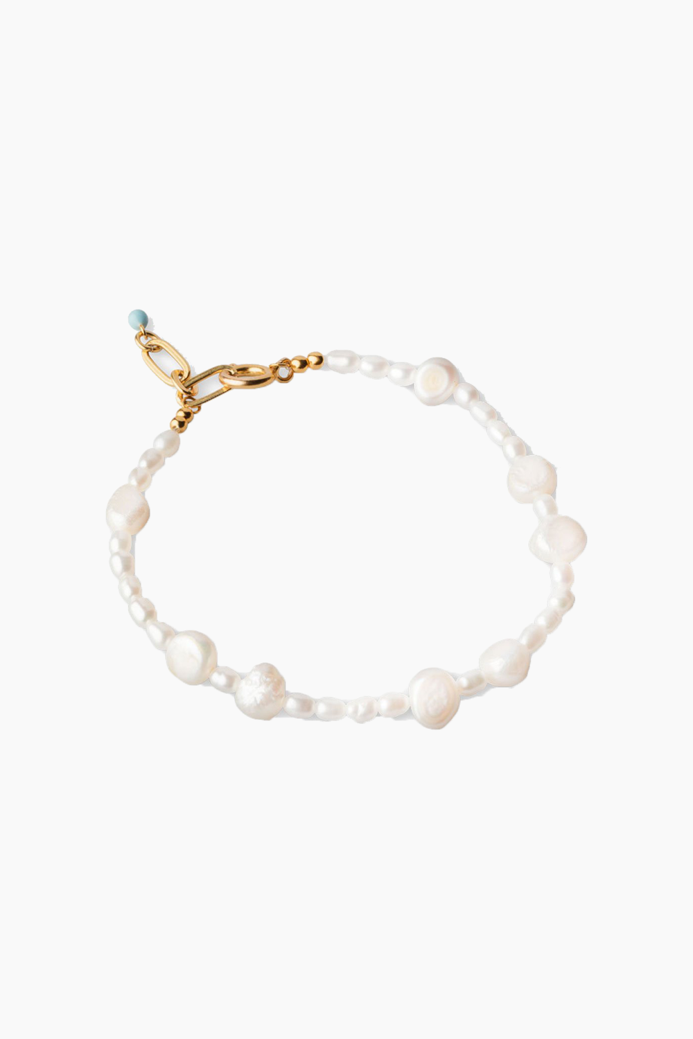 Billede af Pearlie Bracelet - Enamel - Hvid One Size hos QNTS.dk