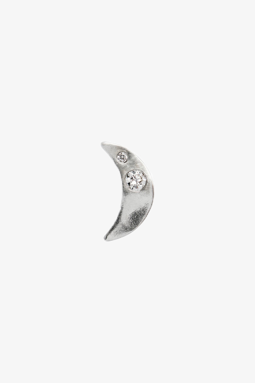 Se Petit Bella Moon Earring - Silver - Stine A - Sølv One Size hos QNTS.dk