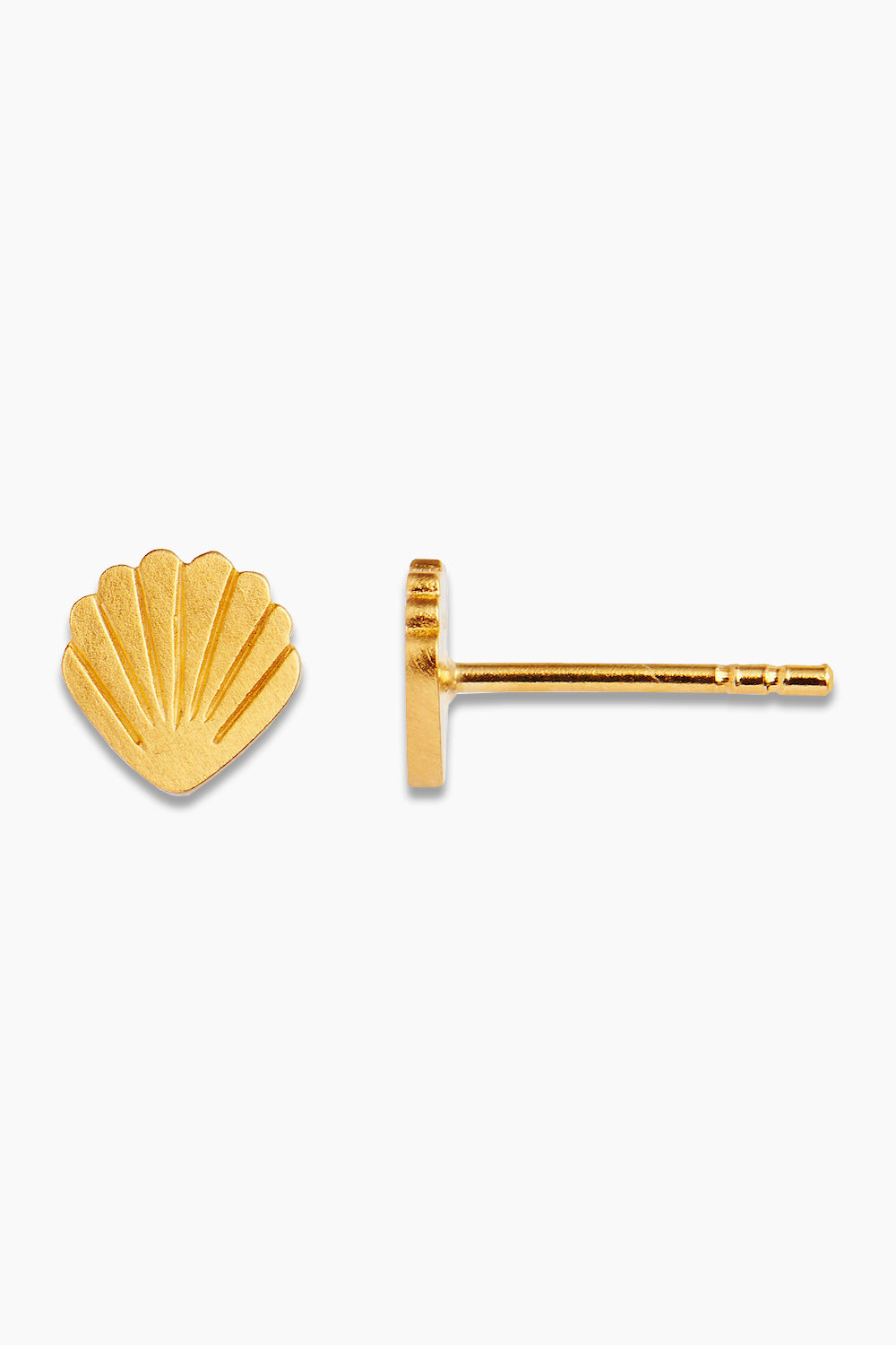 Billede af Petit Shell Earring Piece - Gold - Stine A - Guld One Size hos QNTS.dk