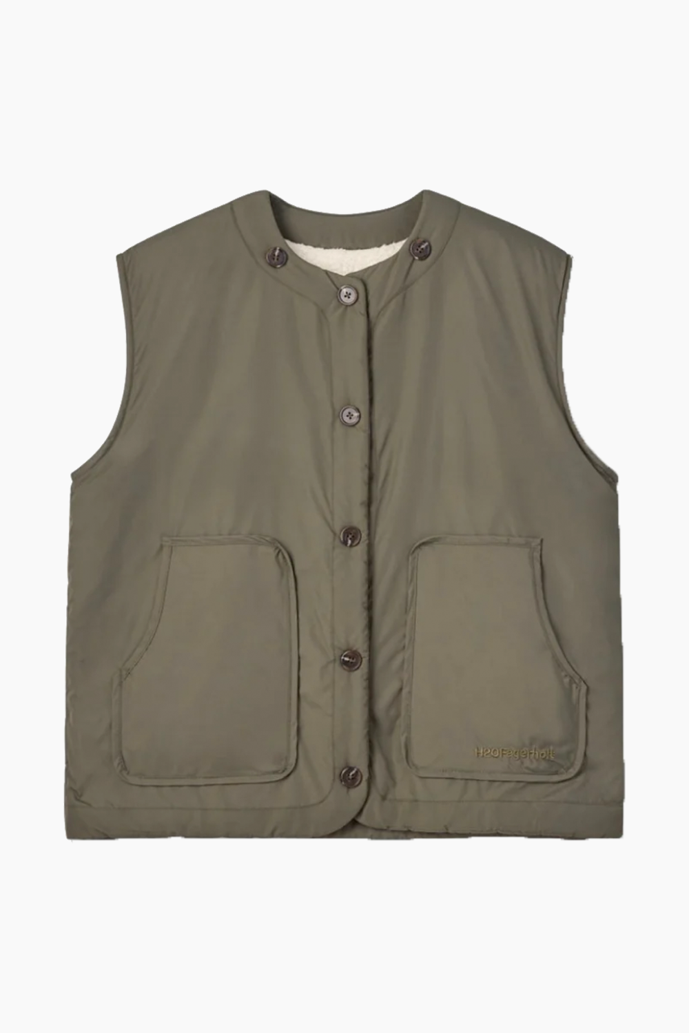 Se Ray Pile Vest - Beige - H2O Fagerholt - Beige XS hos QNTS.dk