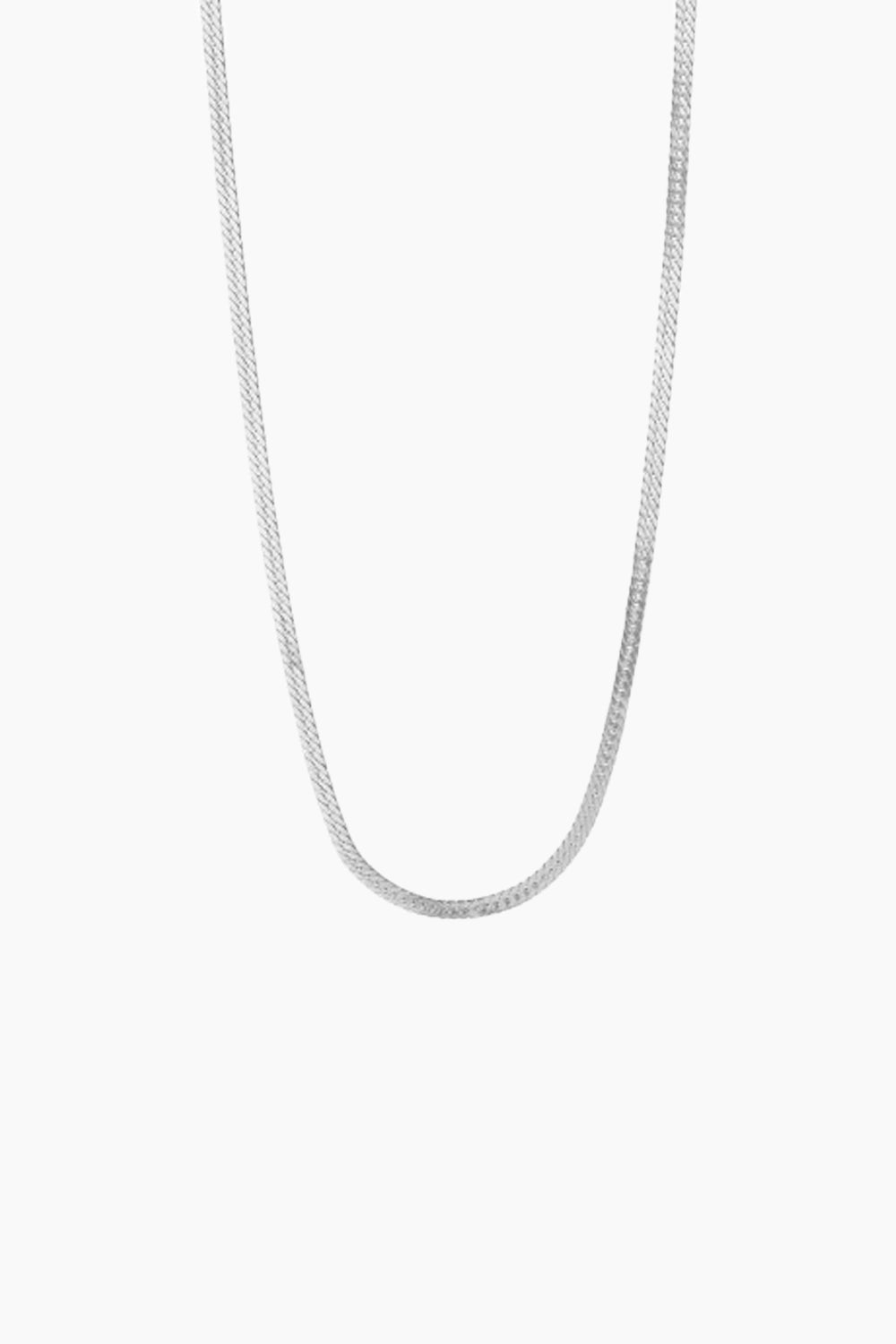 Se Short Snake Necklace - Silver - Stine A - Sølv One Size hos QNTS.dk