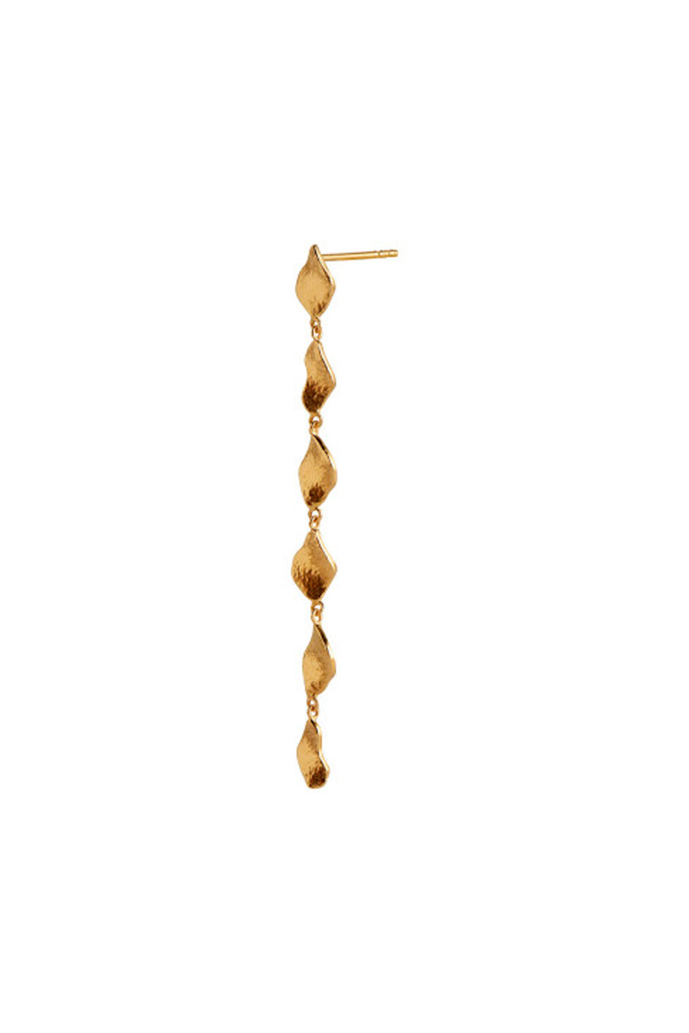 Se Six Dangling Ile De L'Amour Long Earring - Gold - Stine A - Guld One Size hos QNTS.dk