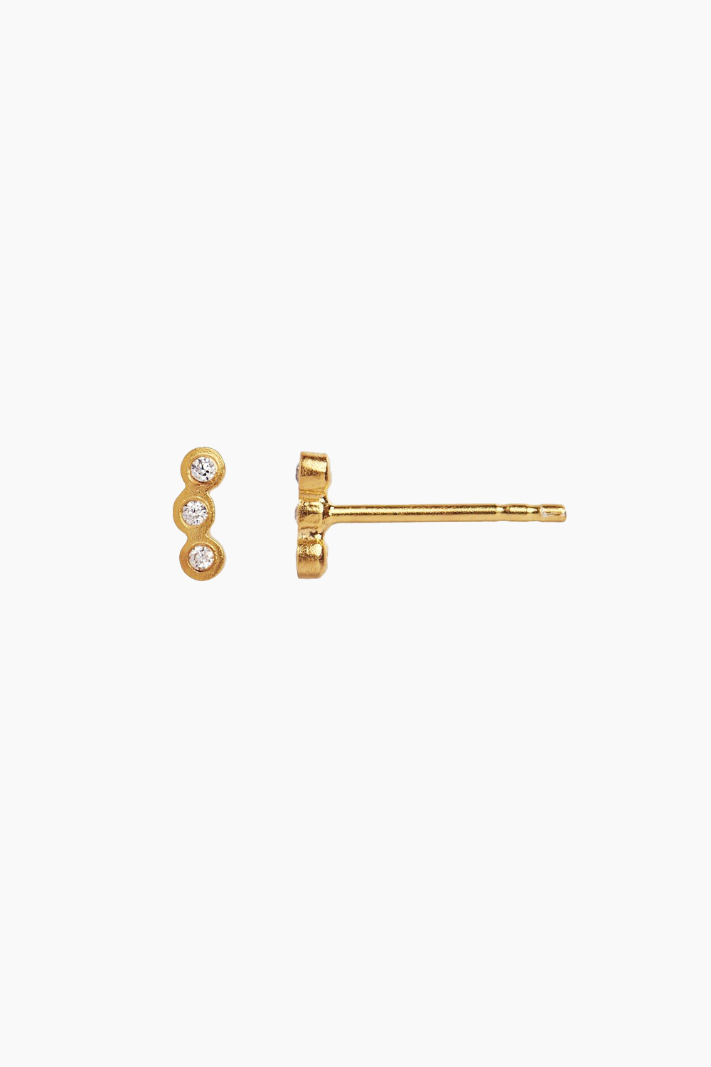 Se Three Dots Earring Piece - Gold - Stine A - Guld One Size hos QNTS.dk