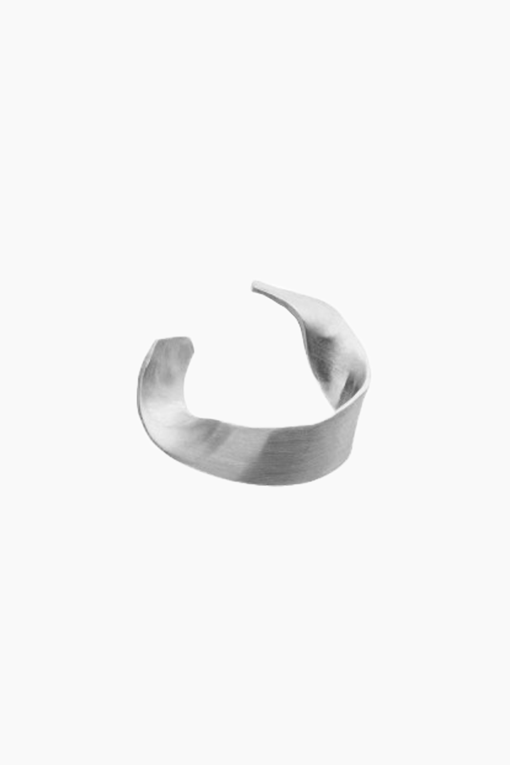 Billede af Twisted Hammered Ear Cuff - Silver - Stine A - Sølv One Size