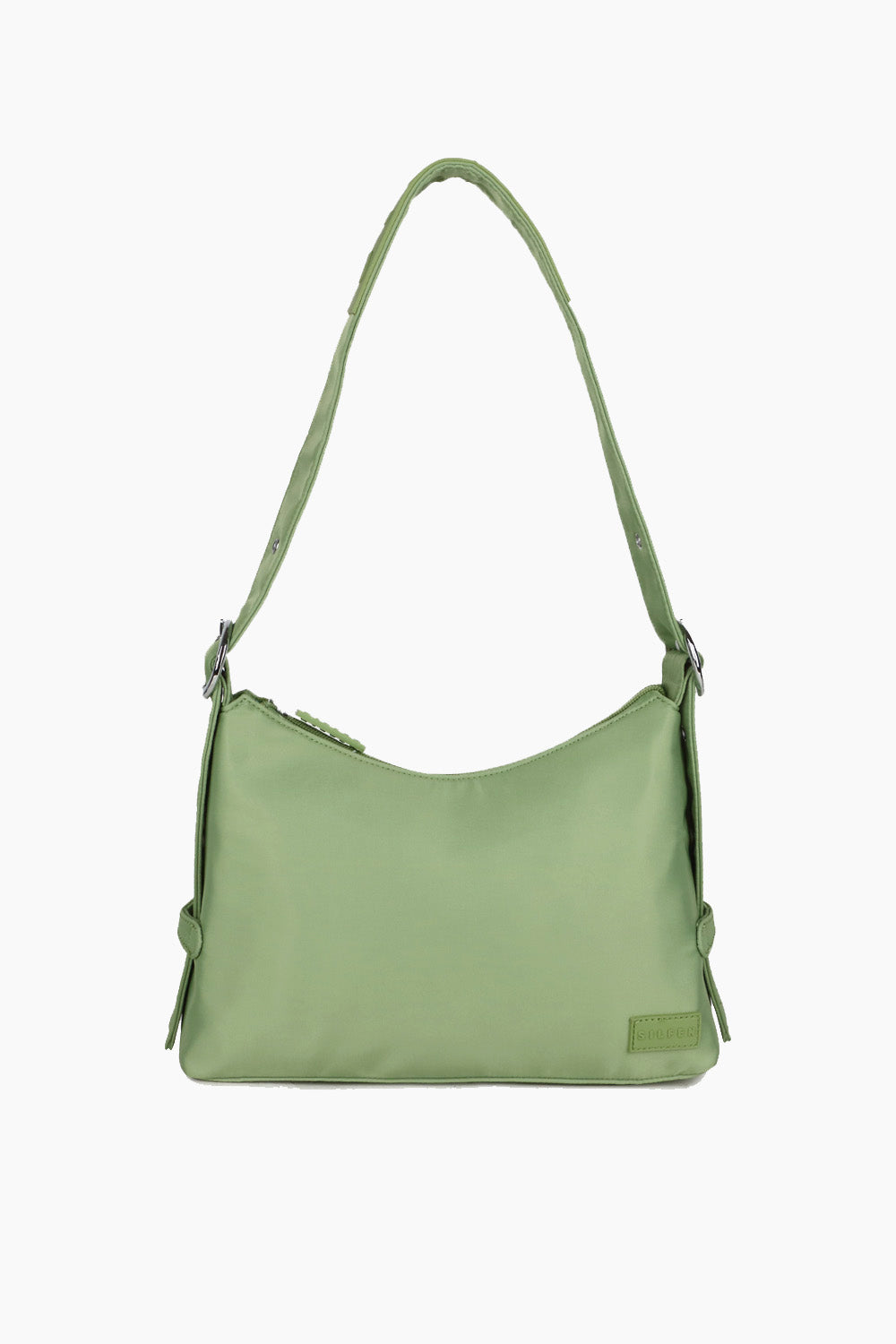 Ulrikka Shoulder Bag - Green Ash - - Grøn One Size fra Daniel Silfen til 350.00 DKK