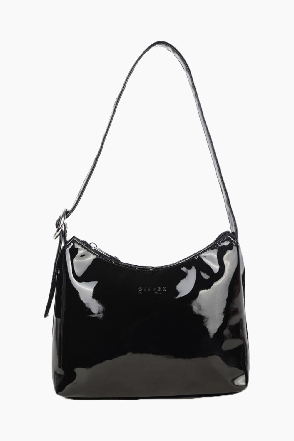Ulrikke Shoulder Bag - Black Lacquer Studio - One Size fra Daniel Silfen til 350.00 DKK