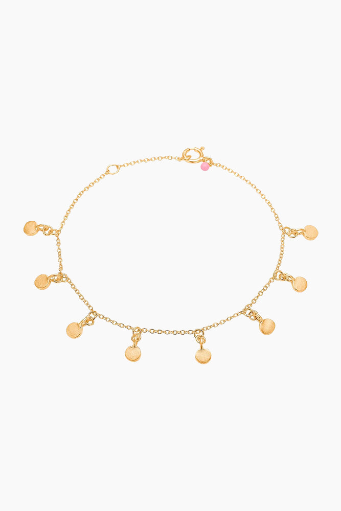 Billede af Raindrops Bracelet - Gold - ENAMEL - Guld One Size