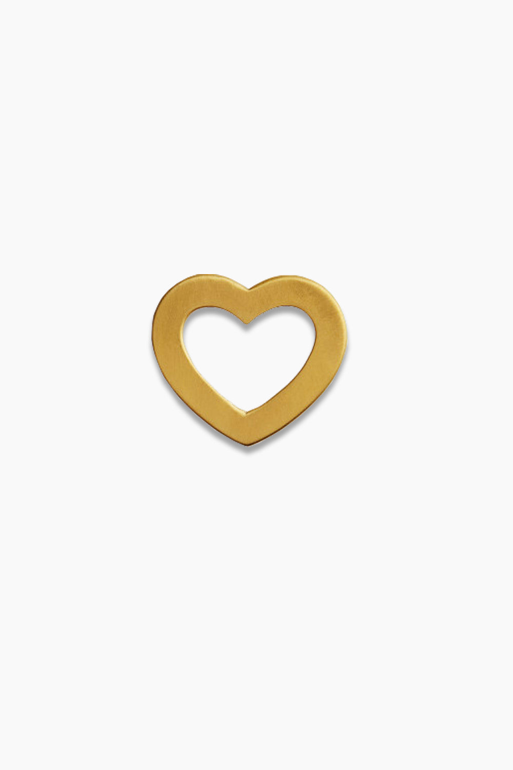 Se Open Love Heart Pendant - Gold - Stine A - Guld One Size hos QNTS.dk