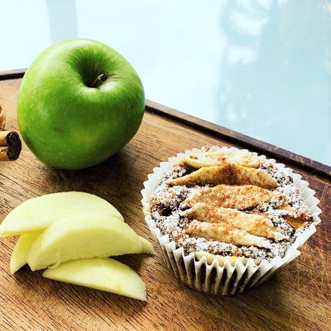 Gluten Free Wholefood apple cinnamon muffins or lunchbox mini muffins
