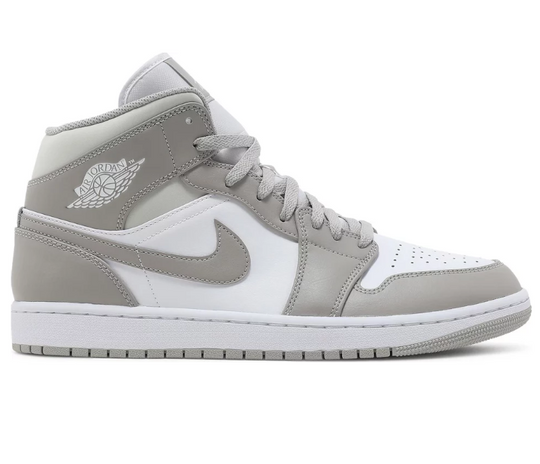 grey and white air jordan