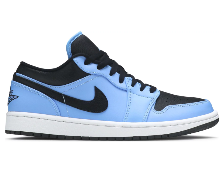 low top blue nikes