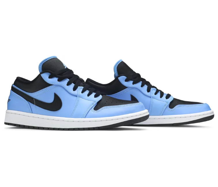 low top blue nikes