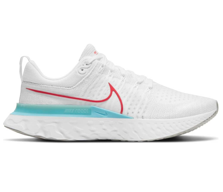 nike react flyknit mens white