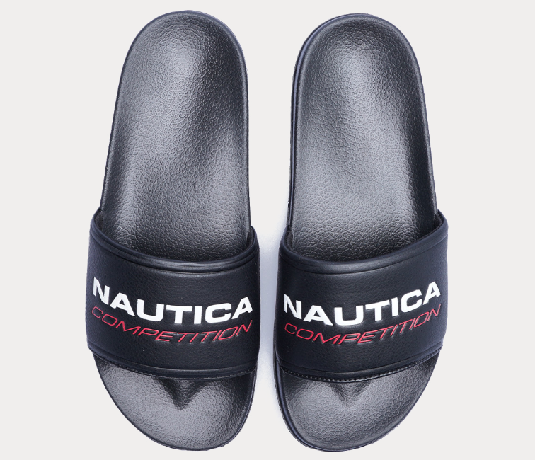 Nautica Competition Grappo Slide (Black) – ShoeGrab