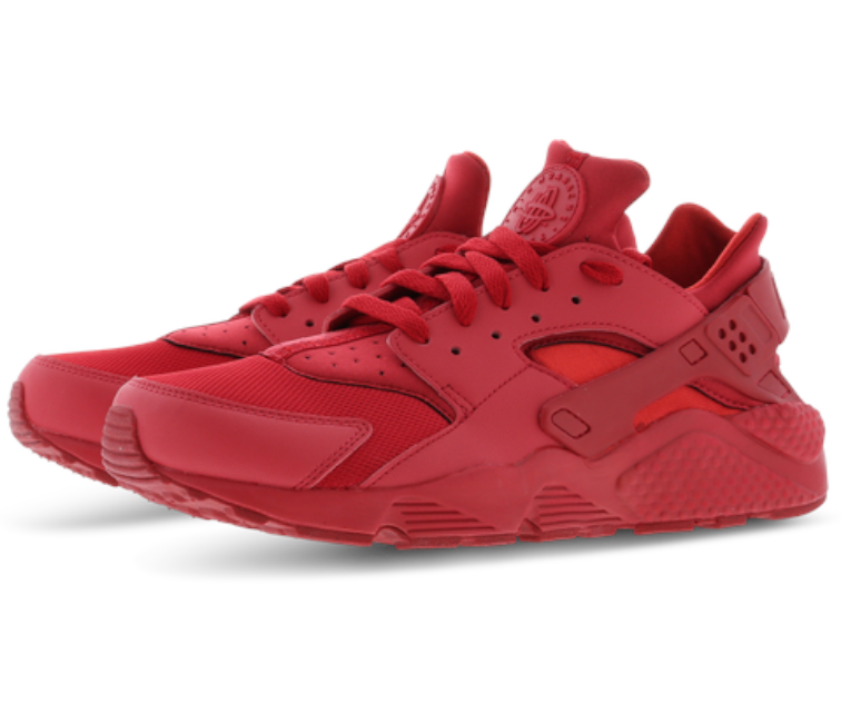 red huaraches mens size 8